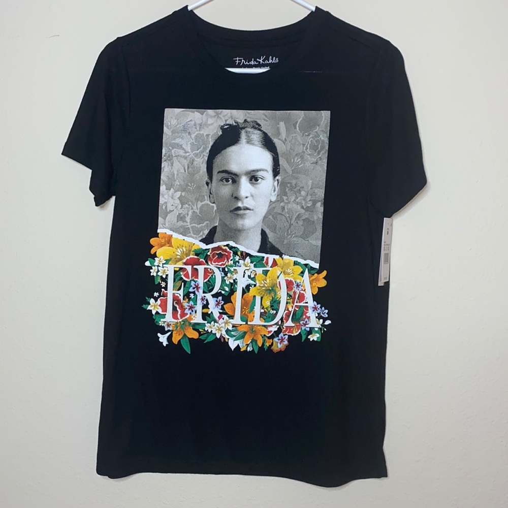 Black graphic tee